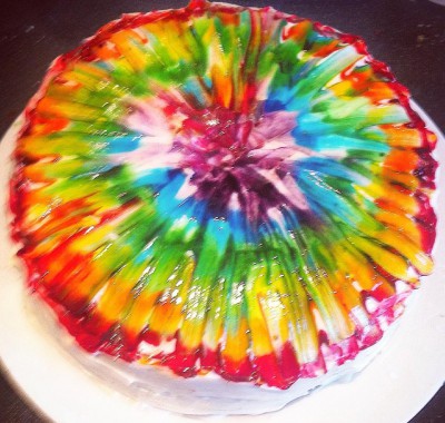 FCFK - tie dye cake